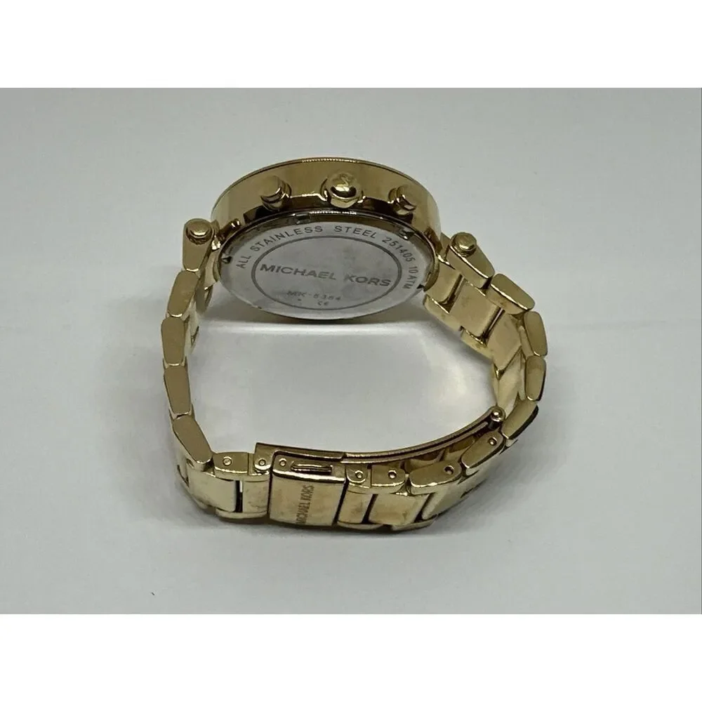Michael Kors Parker MK5354 Women's Gold Stainless Steel Analog Dial Watch NUL7